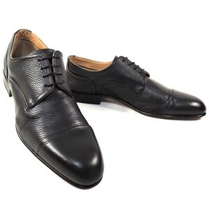 ALBERTO CICCIOLI 🇮🇹 MEN'S BLACK SOFT LEATHER COMFORT OXFORD SHOES